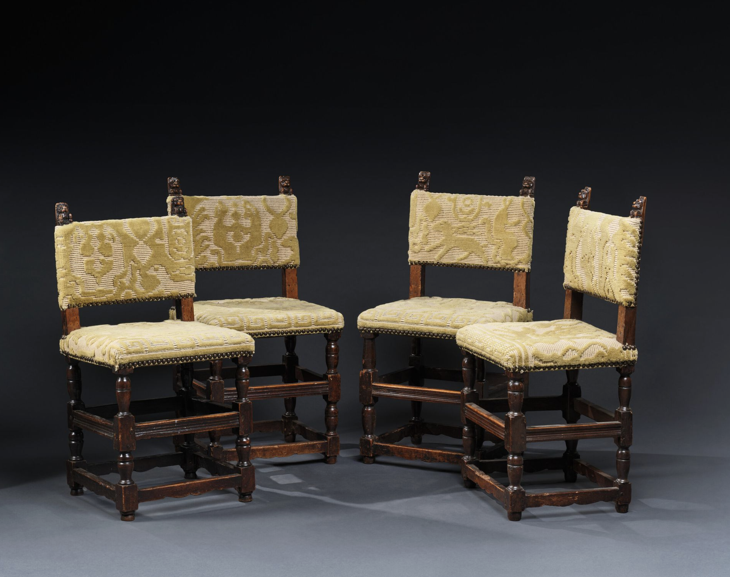 SET OF FOUR FLEMMISH CHAIRS