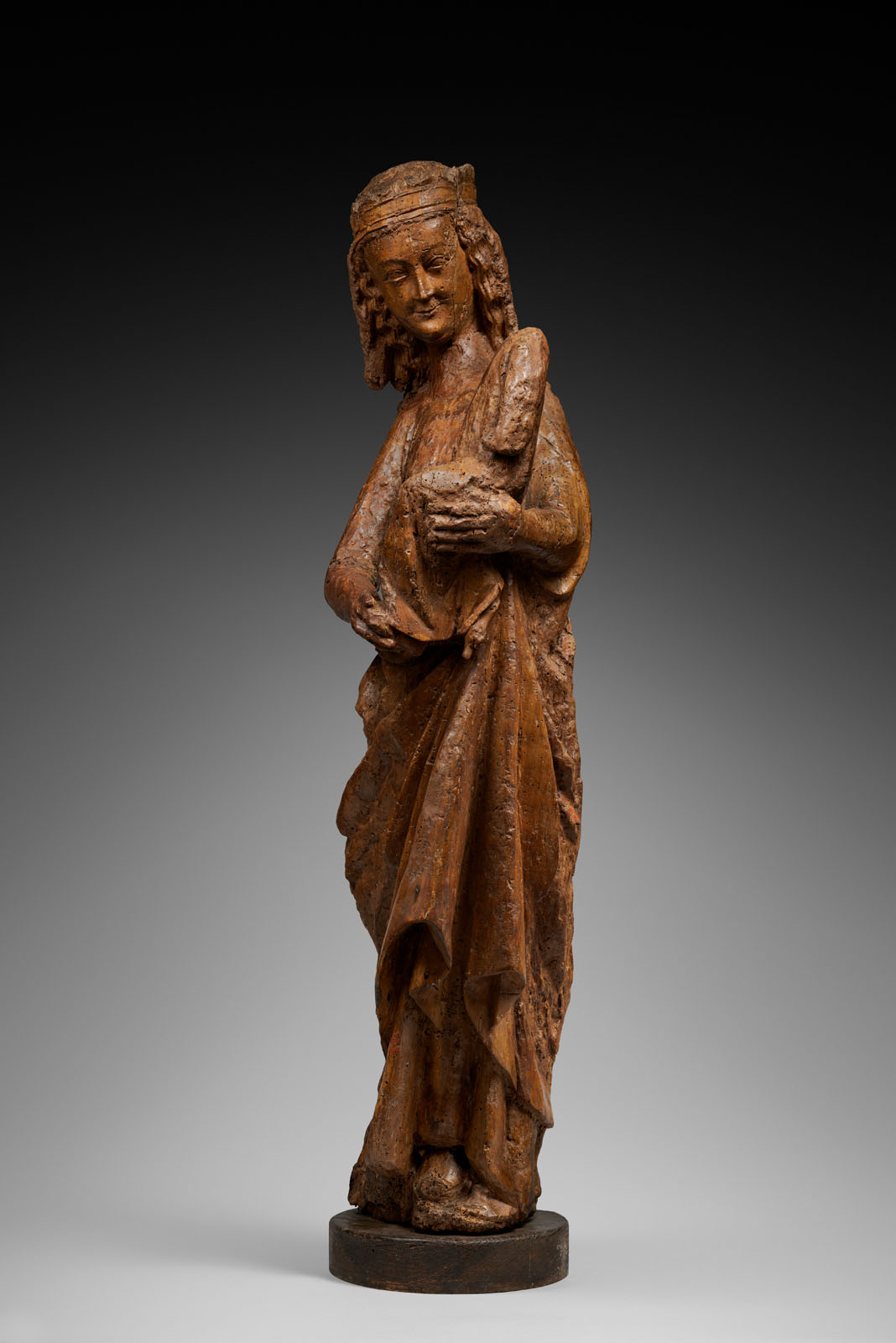 RARE VIERGE À L’ENFANT DES ATELIERS D’ILE DE FRANCE DE LA FIN DU XIIIe SIÈCLE